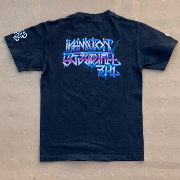 The Hundreds X In4mation metal inspired screenprinted tshirt - Picture 6 of 12